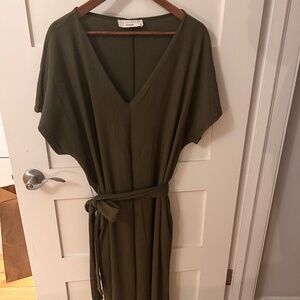 Midi wrap dress